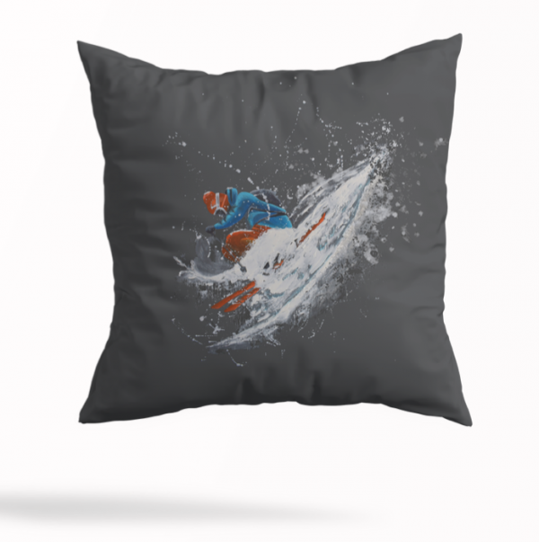 Coussin skieur