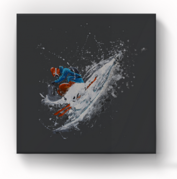 Tableau skieur