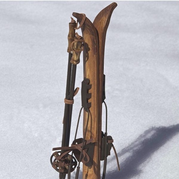 PAIRE DE SKI/BATON 90/55CM