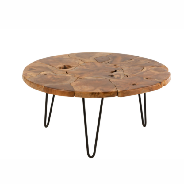 TABLE SALON SAMUEL RON TEC MAR (80X80X36.5CM)