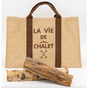 SAC BUCHES JUTE NAT CHALET – Image 2