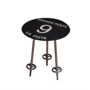 TABLE D'APPOINT PISTE NOIRE 9 GRANDE PENTE