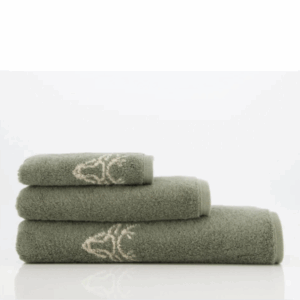 Serviette de bain éponge Cerf kaki – Image 3