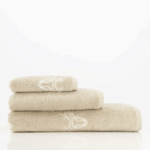 Serviette de bain éponge Cerf beige – Image 3