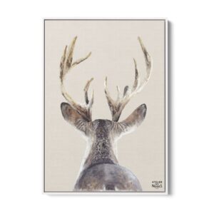 TOILE CAISSE AMERICAINE CERF DOS TRADI