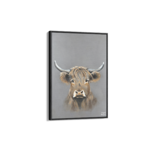 Toile Caisse Américaine Noir Vache Dévoluy