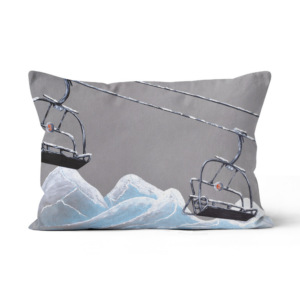 Coussin Velours Télésiège Double