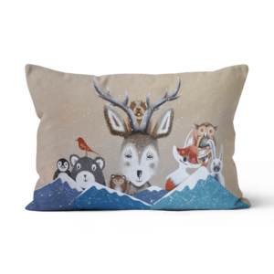 Coussin Velours Nature Joyeuse