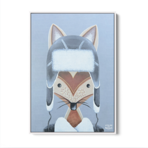 Toile Caisse Américaine Blanc Renard Bonnet