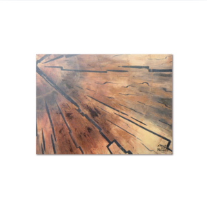Set De Table Vinyle Rondin bois