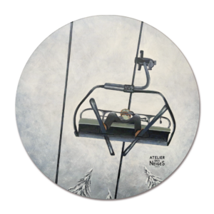 Set De Table Vinyle Vue Sous Les Skis