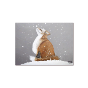 Set De Table Vinyle Renard Neige