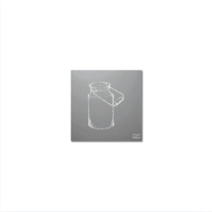 Sous-Verres Vinyle Pot A Lait x 6