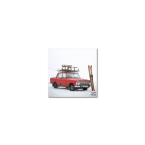 Sous-Verres Vinyle Vieille Voiture x 6