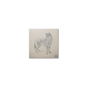 Sous-Verres Vinyle Loup x 6