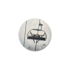 Sous-Verres Vinyle Vue Sous Les Skis x 6