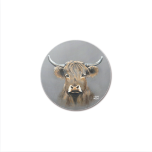 Sous-Verres Vinyle Vache Devoluy x 6