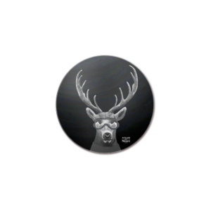 Sous-Verres Vinyle Cerf Lunette B&W x 6
