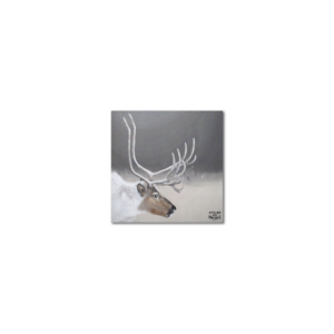 Sous-Verres Vinyle Renne Nature x 6
