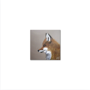 Sous-Verres Vinyle Renard Profil x 6
