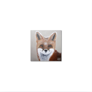 Sous-Verres Vinyle Renard Face x 6