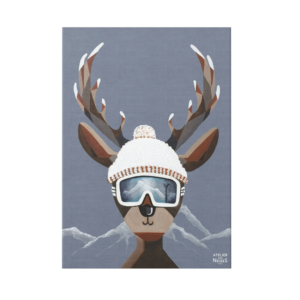 Toile Velours Cerf La Clusaz