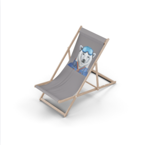 Transat Bois Hêtre Ours Lunettes