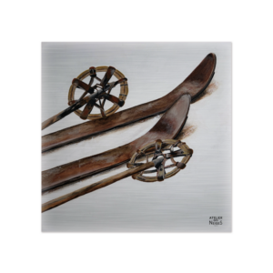 Crédence De Cuisine Aluminium Vieux Skis